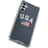 USA with American Flag Galaxy A13 5G Clear Case