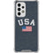 USA with American Flag Galaxy A53 5G Clear Case