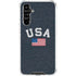 USA with American Flag Galaxy A54 5G Clear Case