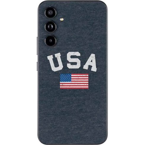 USA with American Flag Galaxy A54 5G Skin