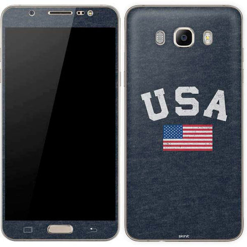 USA with American Flag Galaxy J7 Skin