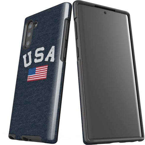 USA with American Flag Galaxy Note 10 Pro Case