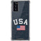 USA with American Flag Galaxy Note20 5G Clear Case