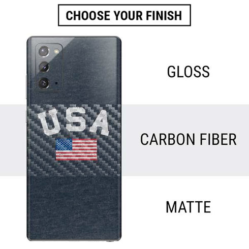 USA with American Flag Galaxy Note20 5G Skin