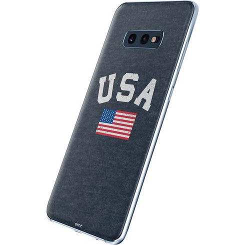 USA with American Flag Galaxy S10e Skin