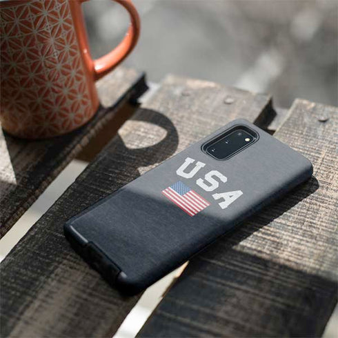 USA with American Flag Galaxy S20 Pro Case