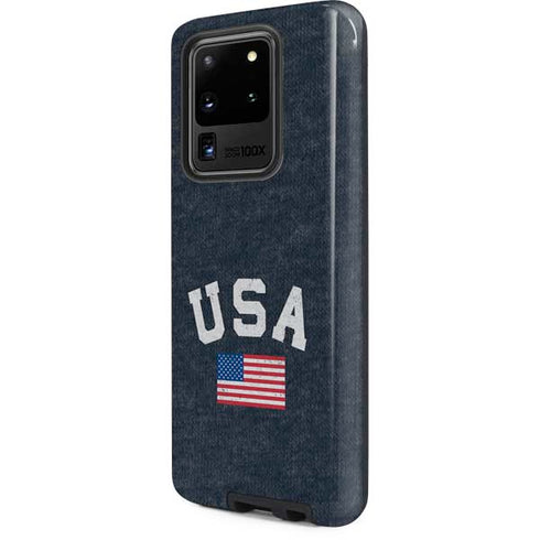 USA with American Flag Galaxy S20 Ultra 5G Pro Case