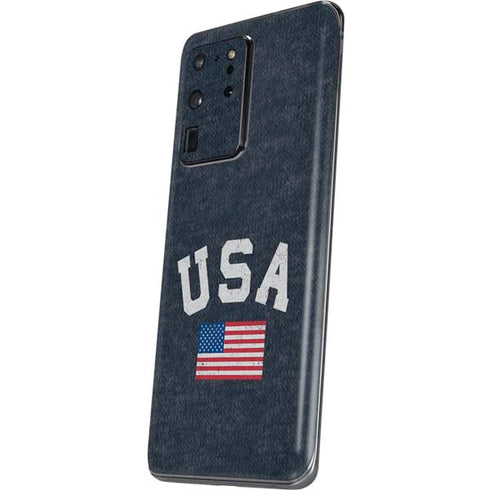 USA with American Flag Galaxy S20 Ultra 5G Skin