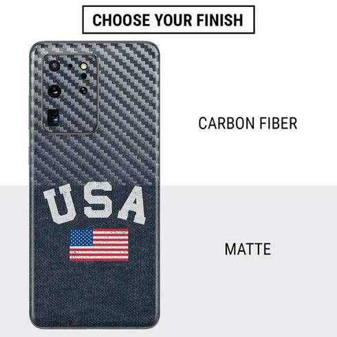 USA with American Flag Galaxy S20 Ultra 5G Skin