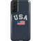 USA with American Flag Galaxy S21 FE Pro Case