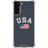 USA with American Flag Galaxy S21 Plus 5G Clear Case