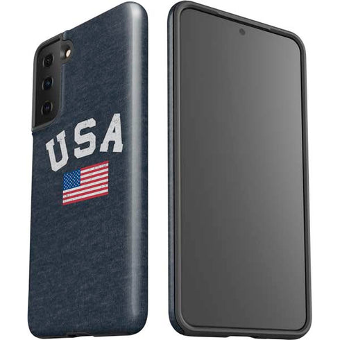 USA with American Flag Galaxy S21 Plus 5G Pro Case