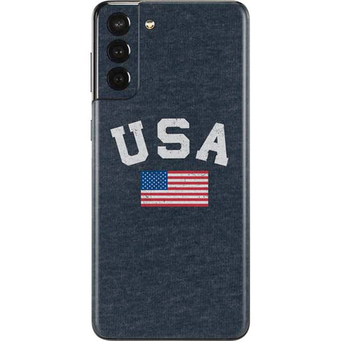 USA with American Flag Galaxy S21 Plus 5G Skin