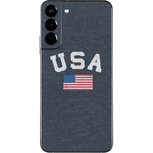 USA with American Flag Galaxy S22 Plus Skin