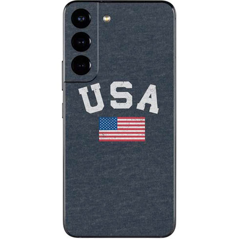 USA with American Flag Galaxy S22 Skin