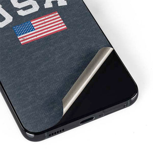 USA with American Flag Galaxy S22 Skin