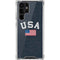 USA with American Flag Galaxy S22 Ultra Clear Case