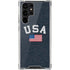 USA with American Flag Galaxy S22 Ultra Clear Case