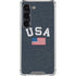 USA with American Flag Galaxy S23 Clear Case