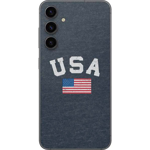 USA with American Flag Galaxy S23 FE Skin