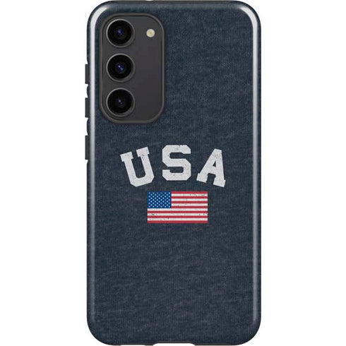USA with American Flag Galaxy S23 Plus Pro Case