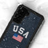 USA with American Flag Galaxy S23 Plus Waterproof Case