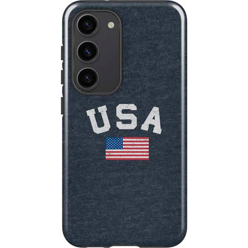USA with American Flag Galaxy S23 Pro Case