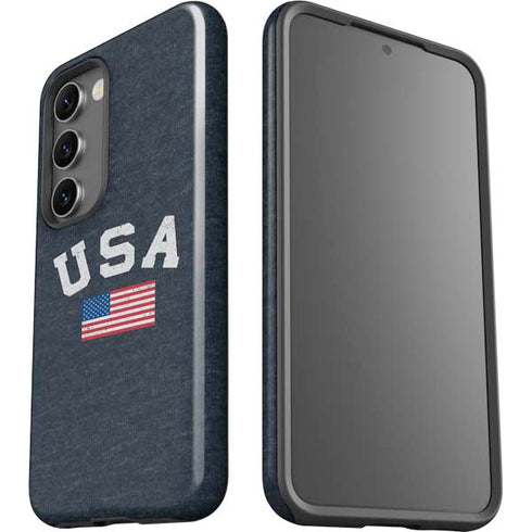 USA with American Flag Galaxy S23 Pro Case