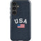 USA with American Flag Galaxy S24 Plus Impact Case