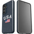 USA with American Flag Galaxy S24 Plus Impact Case
