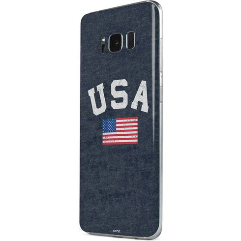 USA with American Flag Galaxy S8 Skin