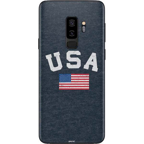 USA with American Flag Galaxy S9 Plus Skin