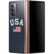 USA with American Flag Galaxy Z Fold2 5G Skin
