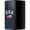USA with American Flag Galaxy Z Fold3 5G Skin