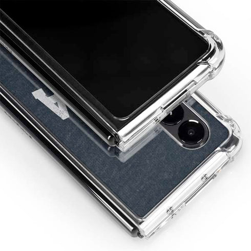 USA with American Flag Galaxy Z Fold4 5G Clear Case