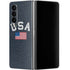 USA with American Flag Galaxy Z Fold4 5G Skin
