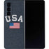 USA with American Flag Galaxy Z Fold4 5G Skin