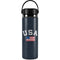 USA with American Flag Hydro Flask 20oz Wide Mouth Skin