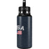 USA with American Flag Hydro Flask 32oz Wide Mouth Skin