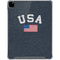 USA with American Flag iPad Pro 12.9in (2020) Clear Case
