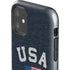 USA with American Flag iPhone 11 Impact Case