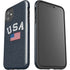 USA with American Flag iPhone 11 Impact Case