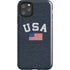 USA with American Flag iPhone 11 Pro Max Impact Case