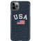 USA with American Flag iPhone 11 Pro Max Lite Case