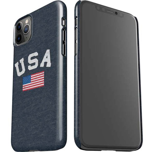 USA with American Flag iPhone 11 Pro Max Lite Case