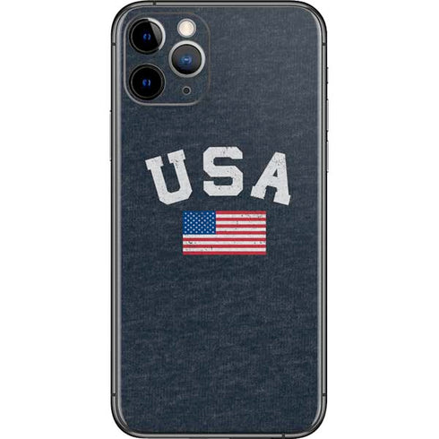 USA with American Flag iPhone 11 Pro Skin