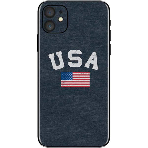 USA with American Flag iPhone 11 Skin