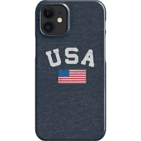 USA with American Flag iPhone 12 Mini Lite Case