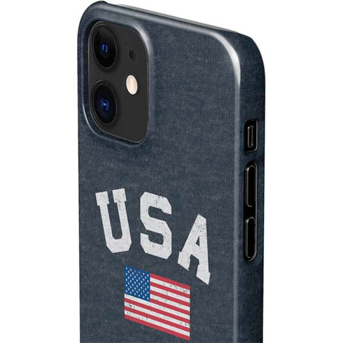 USA with American Flag iPhone 12 Mini Lite Case