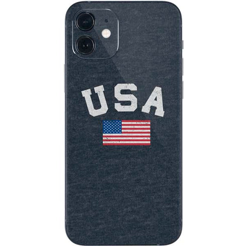 USA with American Flag iPhone 12 Mini Skin